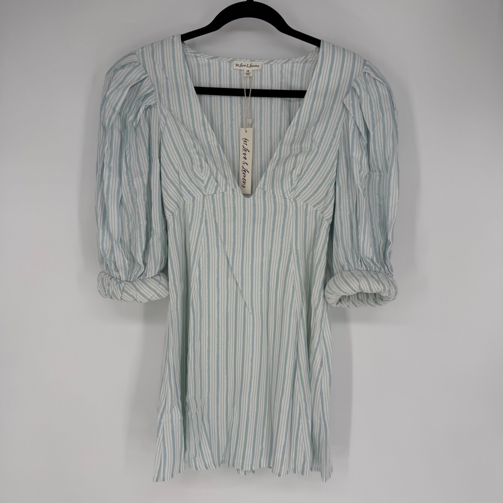 FOR‎ LOVE & LEMONS LESLIE MINI DRESS NWT XS COQUETTE DOLLETTE ROMANTIC COTTAGE